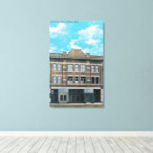 Odd Fellows' BlockansichtBillings, MT Leinwanddruck (Insitu (Holzboden))