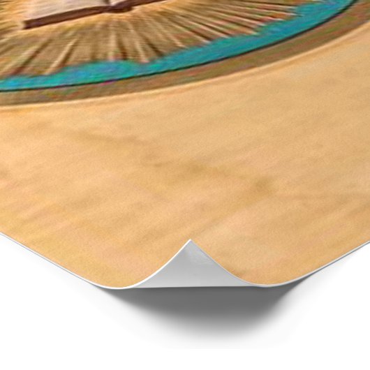 Odd Fellows, emblematisches Gradmesser Poster (Ecke)