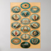 Odd Fellows, emblematisches Gradmesser Poster (Vorne)