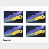 Odd Fellows "Frag Me I May Know"-Aufkleber Rechteckiger Aufkleber (Blatt)