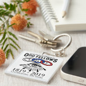 Odd Fellows Links und Eye 200 Jahre Schlüsselanhänger (Vorderseite rechts)