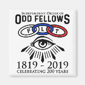Odd Fellows Magnet zum 200. Jahrestag (Vorne)