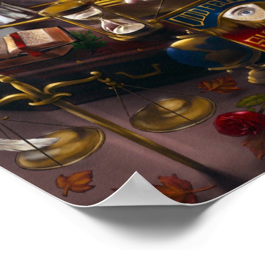 Odd Fellows Symbolic Vanitas Poster (Ecke)