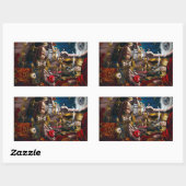 Odd Fellows Symbolic Vanitas Rechteckiger Aufkleber (Blatt)