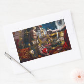 Odd Fellows Symbolic Vanitas Rechteckiger Aufkleber (Umschlag)