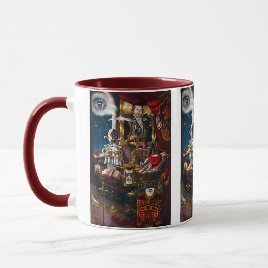 Odd Fellows Symbolic Vanitas Tasse (Links)