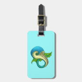 Odd Fish Acrylic Luggage Tag Gepäckanhänger (Vorderseite vertikal)