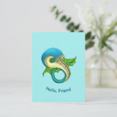 Odd Fish Postcard Postkarte (Stehend Vorderseite)