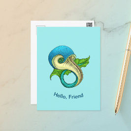 Odd Fish Postcard Postkarte