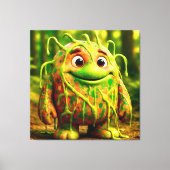 Odd Friends - Gooey Green Monster Poster Leinwanddruck (Vorderseite)