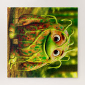 Odd Friends - Gooey Green Monster Poster Puzzle (Horizontal)