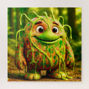 Odd Friends - Gooey Green Monster Poster Puzzle