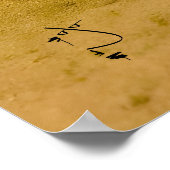 Odd Friends - Happy Yellow Monster Poster (Ecke)