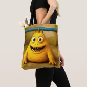 Odd Friends - Happy Yellow Monster Poster Tasche (Von Nahem)