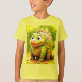 Odd Friends - Niedliches Chubby Dino Poster T-Shirt (Vorderseite)