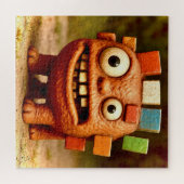 Odd Friends - Rainbow Block Monster Poster Puzzle (Horizontal)