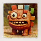Odd Friends - Rainbow Block Monster Poster Puzzle (Vertikal)