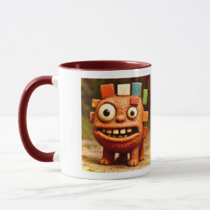 Odd Friends - Rainbow Block Monster Poster Tasse