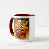 Odd Friends - Rainbow Block Monster Poster Tasse (Vorderseite Links)