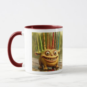 Odd Friends - Rainbow Spikes Monster Poster Tasse
