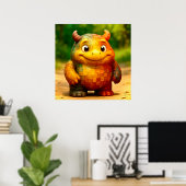 Odd Friends - Rainbow Tile Monster Poster (Heimbüro)