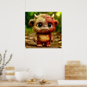 Odd Friends - Sad Baby Demon Poster (Küche)