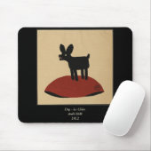 Odd Funny Looking Dog - farbenfrohe Buchillustrati Mousepad (Mit Mouse)
