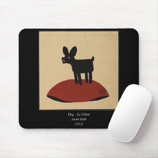 Odd Funny Looking Dog - farbenfrohe Buchillustrati Mousepad (Mit Mouse)