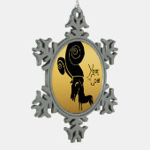 Odd Gold Ram Goat Chinese Year Zodiac Ornament (Links)