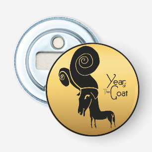 Odd Gold Ram Goat Chinese Year Zodiac R B Opener Flaschenöffner