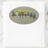 Odd One Out Aufkleber (Tasche)