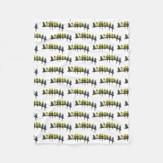 Odd One Out Fleece Blanket (Farbe auswählen) (Vorderseite)