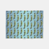 Odd One Out Fleece Blanket (Sky Blue Mix) (Vorderseite (Horizontal))