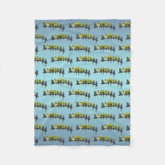 Odd One Out Fleece Blanket (Sky Blue Mix) (Vorderseite)