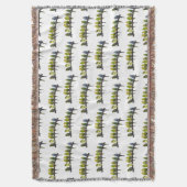 Odd One Out Throw Blanket (Farbe auswählen) Decke (Vorderseite Vertikal)