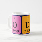Odd Periodenname Tasse (Vorderseite Links)