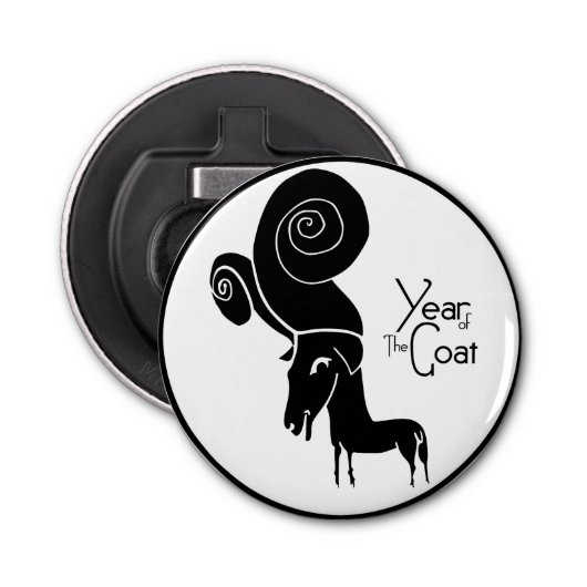 Odd Ram Goat Chinese Year Zodiac Bottle Opener Flaschenöffner (Vorderseite)