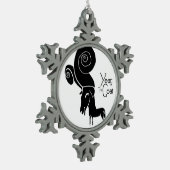 Odd Ram Goat Chinese Year Zodiac SnowF Ornament (Links)