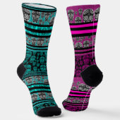 Odd Skull-Design-Socken Socken (Gewinkelt)