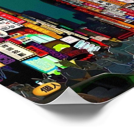 Odd Taxi Poster (Ecke)