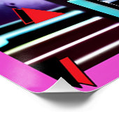 Odd Tiki God at the Memphis Design Party Poster (Ecke)