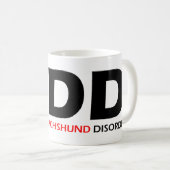 ODD - Zwangsstörung der Dackel Kaffeetasse (VorderseiteRechts)