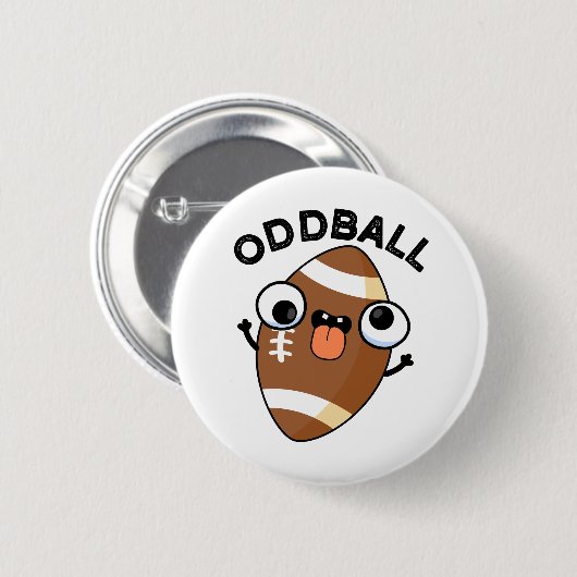 Oddball Funny Football Pub Button (Vorne & Hinten)