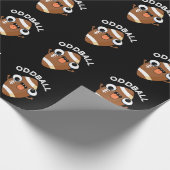 Oddball Funny Football Pub Dark BG Geschenkpapier (Ecke)