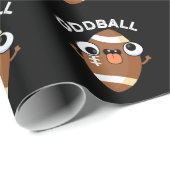 Oddball Funny Football Pub Dark BG Geschenkpapier (Rolleneckpunkt)