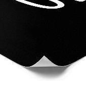 Oddball Funny Football Pub Dark BG Poster (Ecke)