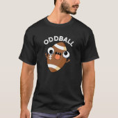 Oddball Funny Football Pub Dark BG T-Shirt (Vorderseite)