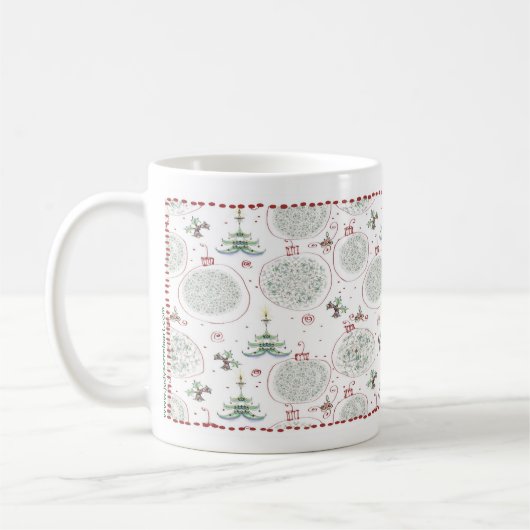 Oddball-Ornament-Tasse Kaffeetasse (Links)