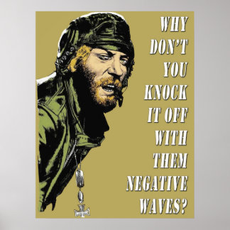 Oddball Says Colortranspe Poster