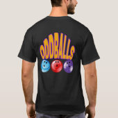 ODDBALLS - BOWLINGS-TEAM-NAME T-Shirt (Rückseite)